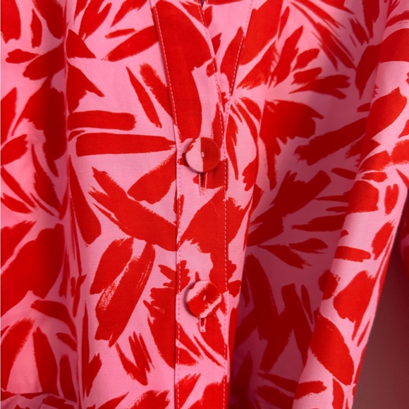 Veronica beard red and pink dress - Picture 4 of 6